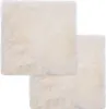 vidaXL Poduszka do siedzenia 2 szt. Biała 40x40 cm Podgląd zdjęcia produktu 6