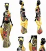 Afrikanerin 35 cm Dekofigur edle Massai afrikanische Frau Produktbild-Vorschau 2