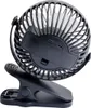 Ventilatore da tavolo con clip 10cm usb + batteria, nero Anteprima dell’immagine prodotto 2