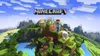 A scene from the video game Minecraft, featuring characters and creatures on a grassy hill. Náhled obrázku produktu