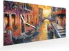 Wanduhr aus Glas mit Motiv Romantische Stadtansicht- 60 x Produktbild-Vorschau 2