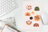 MuchoWow® Mauspad Mousepad Winter - Abstrakt - Design 18x27 Produktbild-Vorschau 5