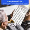 Leselupe, Lupe mit Licht, 5X Hands-Free Lupe mit Flexiblem Produktbild-Vorschau 2