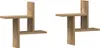 Two identical wooden shelves are shown against a white background. Anteprima dell’immagine prodotto