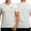 Aeronautica Militare weißes Herren-T-Shirt mit V-Ausschnitt Produktbild-Vorschau 3
