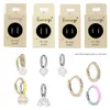 Depesche Ohrringe oval gold-weiß - stilvolles Schmuck Produktbild-Vorschau 2