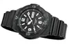A black Casio watch with a black strap is shown against a white background. Voir les images du produit