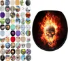 SANILO® WC-Sitz Totenkopf in Flammen, Toilettendeckel Produktbild-Vorschau 1