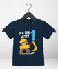 Baby T-Shirt erster | zweiter Geburtstag Bär Bagger Produktbild-Vorschau 2