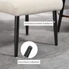 HOMCOM Sitzhocker Hocker mit weichem Sitzkissen Stahlbeinen Produktbild-Vorschau 5