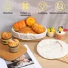 4-teiliges Leinen-Brot-Gärkörbe-Set, Back-Leinen mit Produktbild-Vorschau 2