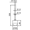 IDEAL STANDARD H960643NU JADO Ersatzbürstenkopf, H960643NU, Produktbild-Vorschau 1