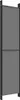 A tall, rectangular, gray product with a horizontal division in the middle, standing upright. Voir les images du produit