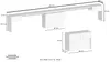 Essbank >Pachino< in Schiefer - 66/290x45x25cm Voir les images du produit 5