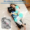 Mewaii 130CM Kuscheltier Kawaii Langes Katzen Plüsch Kissen Produktbild-Vorschau 3