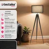 tectake® Lunaris stojaca lampa, trojnohý oceľový rám, 60 W Náhľad obrázku produktu 3