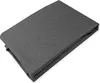 A folded grey bed sheet on a white background. Produktbild-Vorschau