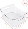 Organizador de plástico para cocina y nevera - Juego de 6 Vista previa de la imagen del producto 2