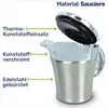 2er Set Edelstahl Thermo Sauciere Einhand Soßenkanne Produktbild-Vorschau 2
