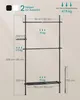SONGMICS Kleiderständer deckenhoch, 3-stufige Garderobe, Produktbild-Vorschau 7