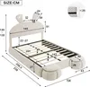 Flieks Polsterbett Kinderbett 140x200cm mit 2 Sitzbank, Produktbild-Vorschau 7