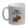 Capy Birthday Glitzer-Kaffeebecher mit niedlichem Capybara Produktbild-Vorschau 2