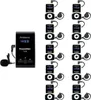 A product shot of a wireless tour guide system, featuring one transmitter and multiple receivers. Anteprima dell’immagine prodotto