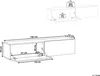 BELIANI Závěsná skříňka pod televizor bílá 140 cm TV stolek Náhled obrázku produktu 7
