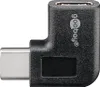 goobay 90° Adapter USB C auf USB C schwarz (Bulk) Produktbild-Vorschau 4