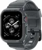 A close-up view of a rugged smartwatch case with a dark gray finish. Anteprima dell’immagine prodotto