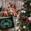 Frohe Weihnachten Mistelzweig Metallschild XL in 21x28 cm Produktbild-Vorschau 5