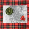 Marmor-Schneidebrett 29x21cm weiß-grau Servierplatte Produktbild-Vorschau 5