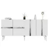 Skye Decor, Vania - White, Silver, Konsole, Weiß, 100 % Produktbild-Vorschau 4