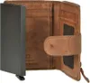 Bear Design Kartenetui Geldbörse Leder cognac mit RFID Produktbild-Vorschau 6