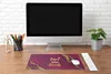MuchoWow® Mauspad Mousepad Wunderschön - Gold - Rosa - Produktbild-Vorschau 4