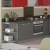 Kondela Arbeitsplatte PD 2,8 cm - metallic braun grau Produktbild-Vorschau 7