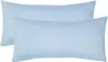 Two light blue pillowcases are laid out on a white background. Produktbild-Vorschau