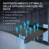 Extralink 1U rack 300mm nero 19", per armadi a muro Anteprima dell’immagine prodotto 7