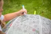 Regenschirm D70cm Blumen/Schmetterline zum ausmale Produktbild-Vorschau 4