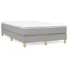Struttura letto senza materasso Tessuto grigio chiaro Anteprima dell’immagine prodotto 1