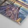 Bilder auf glas - See Brücke - 40x40cm - Glasbilder - Produktbild-Vorschau 5
