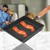 Mini železná pánev, pánev na omelety, tamagoyaki dřevěná Náhled obrázku produktu 5