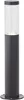 A modern outdoor lamp with a dark gray base and a clear glass cylinder. Produktbild-Vorschau