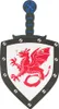 Ritter Schwert und Schild aus Schaumstoff - Spielzeug Set Produktbild-Vorschau 3
