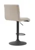2er Set Barhocker Bistrohocker Erika - Bezug Webstoff Beige Produktbild-Vorschau 6