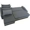 Logan-Ecksofa mit Schlaffunktion und Bettkasten in grau und Produktbild-Vorschau 2