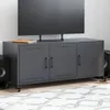 vidaXL TV-Schrank Anthrazit 100,5x39x43,5 cm Stahl Produktbild-Vorschau 2