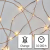 LED vánoční nano řetěz měděný, 4 m, venkovní i vnitřní, teplá bílá, časovač Anteprima dell’immagine prodotto