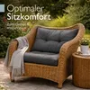 Beautissu loungeset kussens voor buiten, grafietgrijs, Productafbeelding-voorbeeld 2
