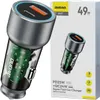 adowarka samochodowa Dudao R4T 30W USB-A / USB-C - szara Podgląd zdjęcia produktu 1